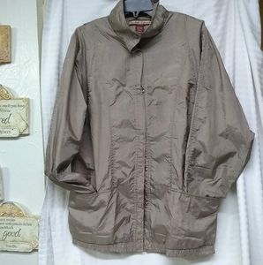 Tudor Court haband Women's Jacket Beige Size XL/46 Lined Pockets Light T…